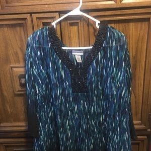 Catherines Printed Plus Size Blouse